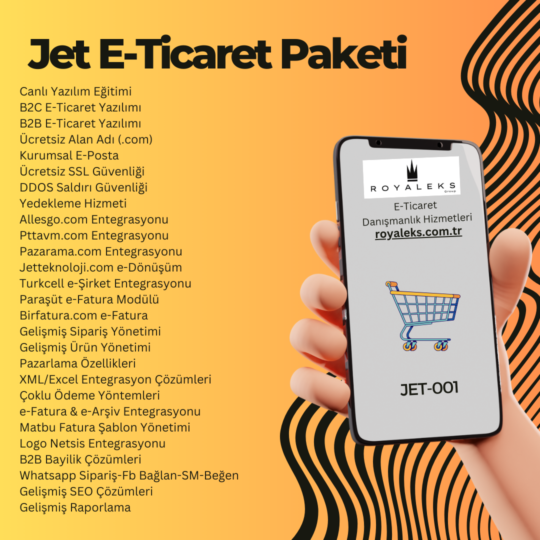 Jet E-Ticaret Paketi Jet E-Ticaret Paketi